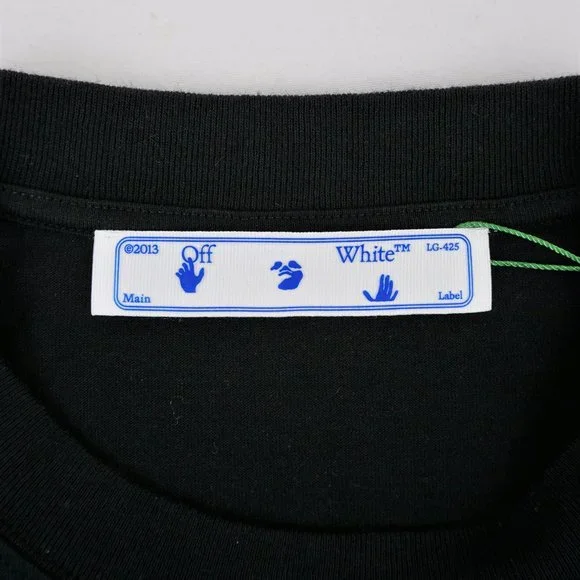 New With Tags Off-White Spray Marker Logo Short-Sleeve T-Shirt Men's XL - Picture 9 of 13